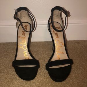 Sam Edelman black strappy heels size 7.5